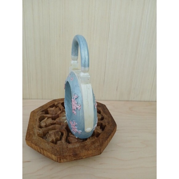 Special Moments Mini Picture Frame Purse Shape Textured Blue Gift Idea - Picture 5 of 8